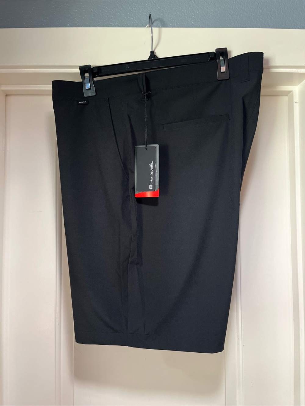 Mens 42 Travis Mathew Starnes Performance Golf Shorts 9 Inch Black New 1MQ081